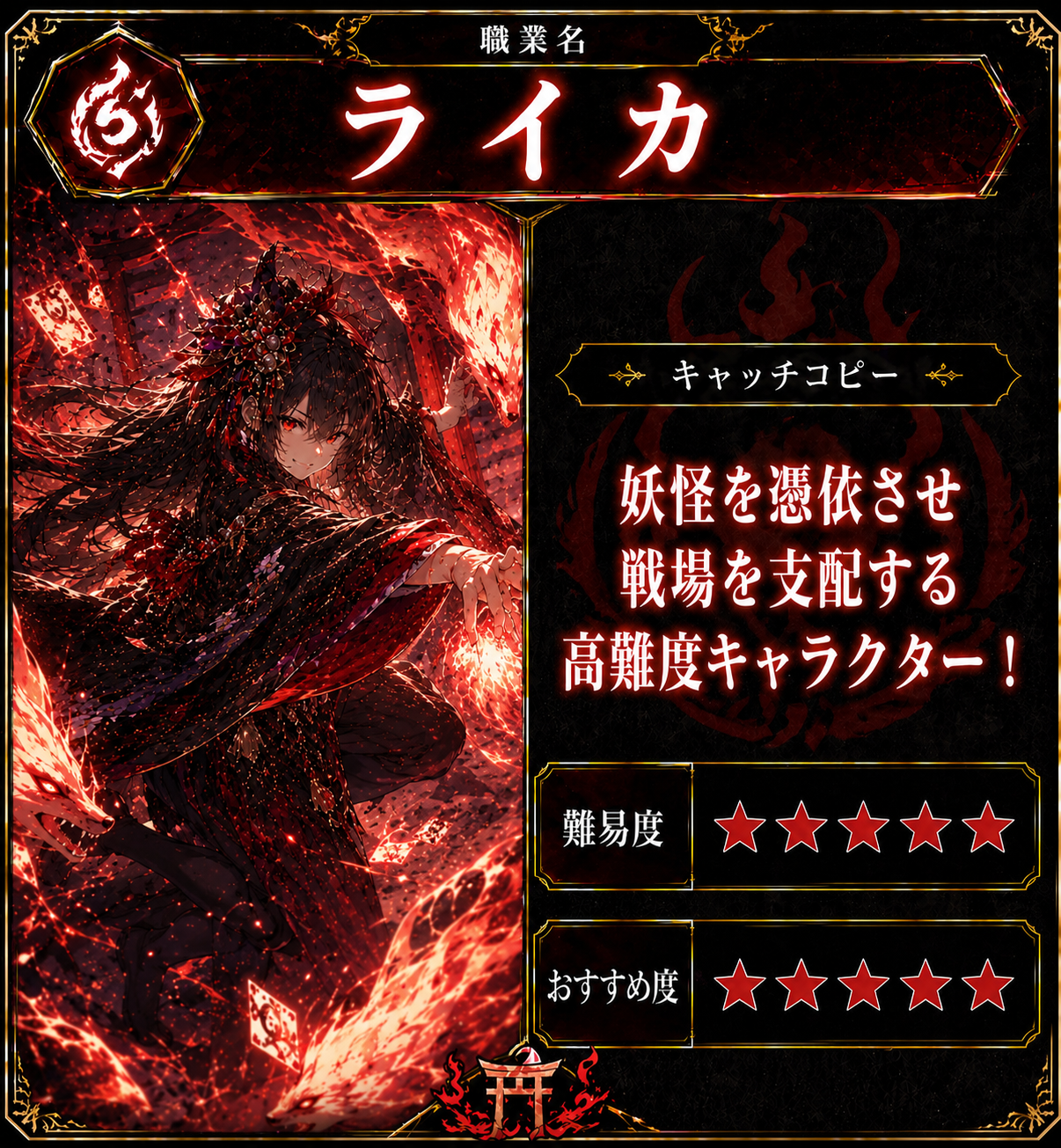 ライカの職業カード