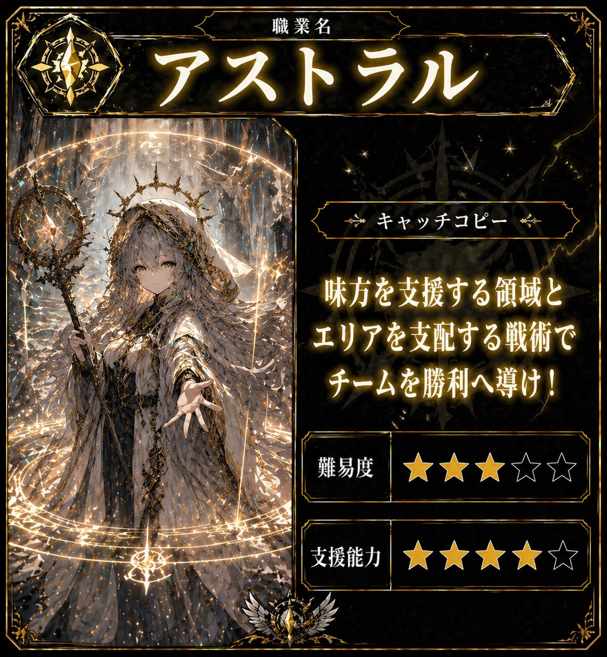 アストラルの職業カード