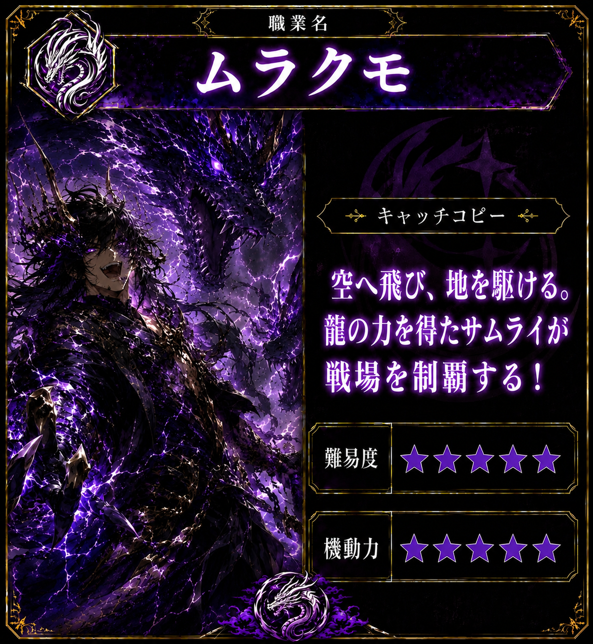 ムラクモの職業カード